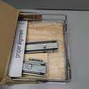 Pull Out Cabinet Organizer,Heavy-Duty Slide Out Shelf, Wood And Wire Basket, Pull Out Drawer for for Kitchen Under Sink Space, Pantry, Bathroom (11 * 21 WM)