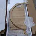 Garvee 71 in Tall Arched Cabinet with Doors, Arched Kitchen Pantry Cabinet with a Hidden Drawer, Adjustable Shelves, Modern Display Storage Cabinets for Living Room, Dining Room