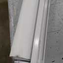 GENIMO 100% White Roller Window Shades, Window Blinds Cordless with Thermal Insulated, UV Protection Fabric, French Door Blinds for Bedroom, Home, Office, Easy to Install, White, 70x75IN