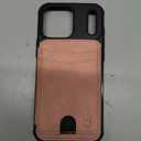 for iPhone 17 Pro Max Wallet Case Compatible with Magsafe, Magnetic RFID Blocking Card Holder Kickstand 2 in 1 Detachable Case for iPhone 17 Pro Max 6.9", Rose Pink