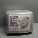 Momcozy Pregnancy Pillows with Cooling Cover, U-Shaped Full Body Maternity Pillow for Side Sleepers 57 Inch - Support for Back, Hip, Belly, Legs for Pregnant Women (Grey- Cooling Fabric)