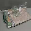 gisgfim 32pack Poly Plastic Letter Size Hanging File Folders Extra Capacity Hanging File Folder with Tabs Filing Cabinet Organizer 0.5inch Expansion for Law Office Files Document(Morandi)