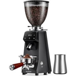 SHARDOR 64mm Burr Coffee Grinder, Electric Espresso Coffee Grinders for Home Use with Commercial-Grade Precision, 100 Grind Settings, Die-Cast Aluminum Housing, 17.6oz Hopper, Anti-Static Technology