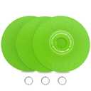 4.5" Glass Cutting Disc 3-Pack - Diamond Saw Blades Ultra-Wide 1.2" Tile Cutter Disc for Chip-Free Cutting on Tile, Glass, Marble, Granite