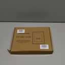 6x8 Frame USA-Sourced Natural Walnut Wood Solid Wood Photo Frame Handcrafted Rounded Corner with Mat to 5x7 Picture Frames Display with Real Glass Family Picture, Wedding Picture, Photo, Certificate