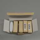 Coconut Oil Infused Thick Dental Floss 5 Pack, Coconut Mint Expanding Dental Floss, Oral Care Stretchable Floss, Tooth Floss for Plaque Removal and Gum Protection, 32 Yards x 5 Flossers