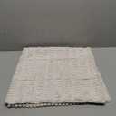 MIULEE Pack of 2 Corduroy Decorative Throw Pillow Covers 18x18 Inch Soft Boho Striped Pillow Covers Modern Farmhouse Home Decor for Sofa Living Room Couch Bed Cream White