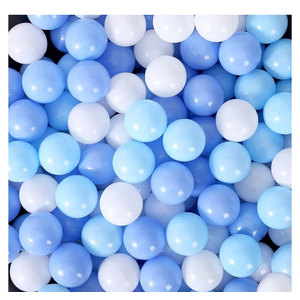 MoonxHome Ball Pit Balls for Toddlers, BPA Free Crush Proof Plastic Toy Balls for Ball Pit, Children's Pool Water Toys, Macaron Ocean Balls for Play Tent 2.15 Inch Pack of 100…,Size5.5 cm
