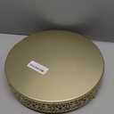Cake Stand, Metal Round Cupcake Dessert Stand Cake Display Holder Cookies Fruit Serving Tray Decor for Wedding Party Birthday Baby Showers Anniversary (12in, Gold)
