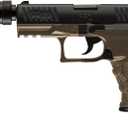 Elite Force Walther PPQ 6mm BB Pistol Airsoft Gun, Combat Kit (Airgun, 800 BBs and 2 Mags)