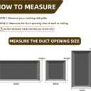 24x12 Return Air Grille for 24"W x 12"H Duct Opening,Return Air Vent Cover