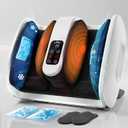 SUMELL Shiatsu Foot Massager for Neuropathy & Plantar Fasciitis Discomfort with Heat and Cool Gel Packs, Adjustable Kneading Machine for Arch, Heel, Calf, Ankle, 6 Modes for Home Office Use