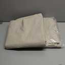 Rinwoc 100% Blackout Curtains 96 inch Length 2 Panels for Living Room, Linen Textured Room Darkening Thermal Insulated Noise Reduction Farmhouse Drapes for Bedroom (W52xL96, Beige)