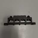 48v Dc Battery Bus Bar Distribution Block with Cover Terminal for Automotive Rv Applications Heavy Duty Power Distribution Black