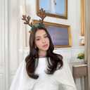 3 x CHUN-YAN Christmas Reindeer Antlers Headband - Deer Antlers Headbands for Christmas Hair Accessories - Reindeer Headbands for Women Holiday Party Favors Supplies