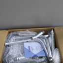 KingPavonini Shower Chair for Inside Shower, 550LBs Heavy Duty Bath Chair with Arms, Medical Shower Seat, Bath Stool Safety Shower Bench with Reinforced Crossing Bar for Elderly, Adults, Disabled (Large)