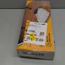 Commercial Mops for Floor Cleaning - Looped-End Heavy Duty Wet Mop with Long Handle for Hardwood Wood Tile Vinyl - Reusable Cotton Head for Home Garage Kichen Bathroom (White)