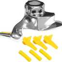 Car Tyre Changer Stainless Mount Demount Bird Head Replaced Spare Part for Car Motorcycle Tire Machine+ 3 Set Protective Pads (30 mm/1.18 inch)