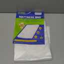 1PK Queen Size Mattress Bag for Moving, Plastic Mattress Protector Cover, Heavy-Duty Mattress Moving Cover Bags (Strong Plastic, Queen)