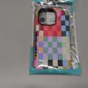 SEized Case Compatible with for iPhone 16 Pro,Colorful Checkerboard Phone Case for Girl Women Boy Men,Durable Protection Phone Case for iPhone 16 Pro