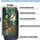 Horror Car Windshield Sunshades Giant Spider Breaking Through Windshield Front Window Sun Shade Blocks UV Rays Sun Visor Protector for Car Sedan Truck SUV Accessories 59" L x 31.5" W