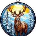 3 x Deer Christmas Ornaments 2026,Buck Hunter Reindeer Ornaments for Christmas Tree-Acrylic Hunting Ornament,Deer Gifts for Christmas Tree Decor