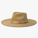 FLUFFY SENSE. Unisex Wide Brim Sun Hat Straw Panama Rancher Fedora Hat for Men Beach Hat for Women Large