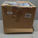 BOLUO Pink Nightstand with Charging Station, LED Night Stand with 2 Fabric Drawers, Bedside Table with USB Ports and Outlets, Nightstand for Bedroom Modern