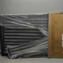 55 Inch Extra Tall Pet Gate for Cats,29.92"-43" Adjustable Wide Dog Gates,Pressure Mounted Walk Through Tall Pets Gate for Doorways,Hallway,Stairs(Black)