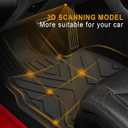 for 2020-2025 Chevy Corvette C8 Accessories Floor Mats and Front Cargo Mats Liner Full Set TPE All Weather Protection (Floor Mats+Front Cargo Mat)