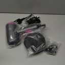 slopehill Professional Ionic Hair Dryer, Powerful 1800W Fast Drying Low Noise Blow Dryer with 2 Concentrator Nozzle 1 Diffuser Attachments for Home Salon Travel (Grey)