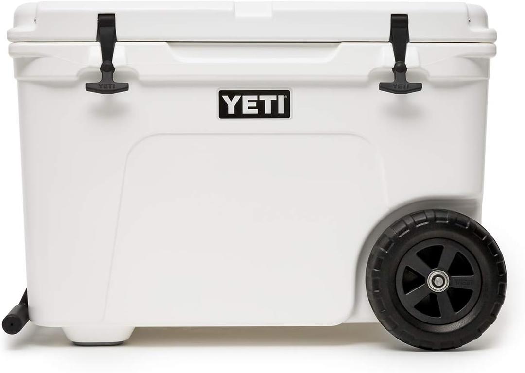 YETI Tundra Haul Portable Wheeled Cooler (White)