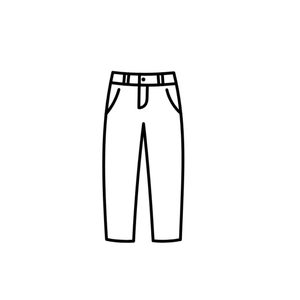 Women's Pants, White XL