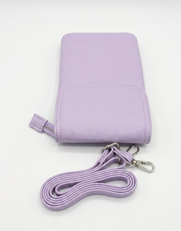 befen Genuine Leather Small Crossbody Bags for Women Cell Phone Bag Cross Body Purses,Silver Zipper (Air Force Blue)