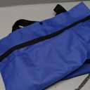 2 in 1 Foldable Shopping Cart with Wheels for Groceries, 25kg Grocery Cart on Wheels Collapsible Shopping Carts for Groceries Waterproof Oxford Travel Bag Reusable (Blue)