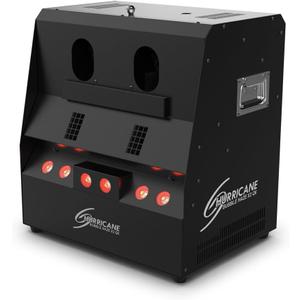 Chauvet DJ Hurricane Bubble Haze X2 Q6 Multi-purpose atmospheric machine emits illuminated bubbles, haze or haze-filled bubbles, 23.1 inches