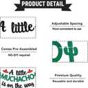 4 x A Little Muchacho is on the Way Banner - Boy Fiesta Baby Shower Decor, Muchachito Baby, Mexican Fiesta Boys Cactus Taco Cinco De Mayo Baby Shower Decorations Black Green