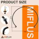 W10703867 Dishwasher Heating Element Compatible for Whirl-pool/Kitchen-aid/Ken-more Replaces W10195052,W10518402, W10329322,W10473250,W10687954,W10696509 by MIFLUS