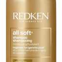Redken All Soft Shampoo - Moisturizes & Hydrates Dry, Brittle Hair, Gently Cleanses and Softens, With Argan Oil, Safe For Color-Treated Hair (1.7 Fl Oz (Pack of 1)
