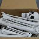 UMEELR 5.9FT Poseable Life Size Skeleton, Plastic Full Size Human Skeleton with Movable Joints for Halloween Garden Party Decoration