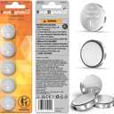 CR2032 3V Premium Lithium Battery | 5-Pack | Child-Proof Package  240 mAh | AirTag Compatible CR2032 3V Coin Batteries