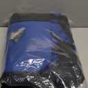 CAROMOP Waterproof Car Seat Cover Full Seats, Neoprene Seat Covers for Cars,Split Bench Compatible Car Interior Covers, Universal Fit Most Car Sedan Truck SUV(Black/Blue)