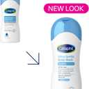Cetaphil Ultra Gentle Body Wash, For Dry to Normal, Sensitive Skin, 16.9oz Pack of 3, Aloe Vera, Vitamin B5, Hypoallergenic, Paraben Free, Fragrance Free, Dermatologist Tested