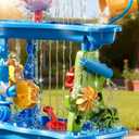 4-Tier Water Table for Kids 3-5, Summer Outdoor Beach Sensory Activity Playset Kids Sand and Water Table Toys, Birthday Gifts for Boys and Girls 3 4 5 6 7 8
