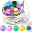 Grtard 45 Pcs Magnets for Whiteboard, Round Refrigerator Magnets Fridge Magnets Whiteboard Magnets, Dry Board Decorative Magnets Teacher Supplies for School, Home, Office (Colorful, 3cm/1.18 inch) (Colors)