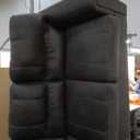 Signature Design by Ashley Navi Faux Leather Modern Queen Sofa Sleeper, Gray (Grey)