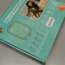 30X 10X Extra Large Floor Magnifying Glass with Light and Stand,60 LED Flexible Gooseneck Floor Magnifying Lamp with 5 Color Modes, 2-in-1 Lighted Magnifiers for Close Work, Sewing,Crafts, Painting (Black)