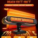 Car Heaters for Vehicle, 12v Portable Heater for Car, 3-in-1 Plug in Car Heater, 10s Quick Heating 360 Rotatable Handheld Cars Windscreen Defogger, Multifunctional Plugs Into Cigarette Lighter