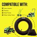 Mission Automotive Inner Tube - 15x6.00-6, TR-13 Valve Stem, 2-Pack - Heavy-Duty Inner Tubes for Lawn Mower Tires - Versatile Fit for Riding Lawn Mowers
