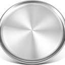 Yuiicaov Stainless Steel Pizza Pan 16 inch, Pizza Pan for Oven, Steel Pizza Tray, Thick Round Pizza Plate Pizza Baking Sheet, Easy Clean & Dishwasher Safe, Set of 1